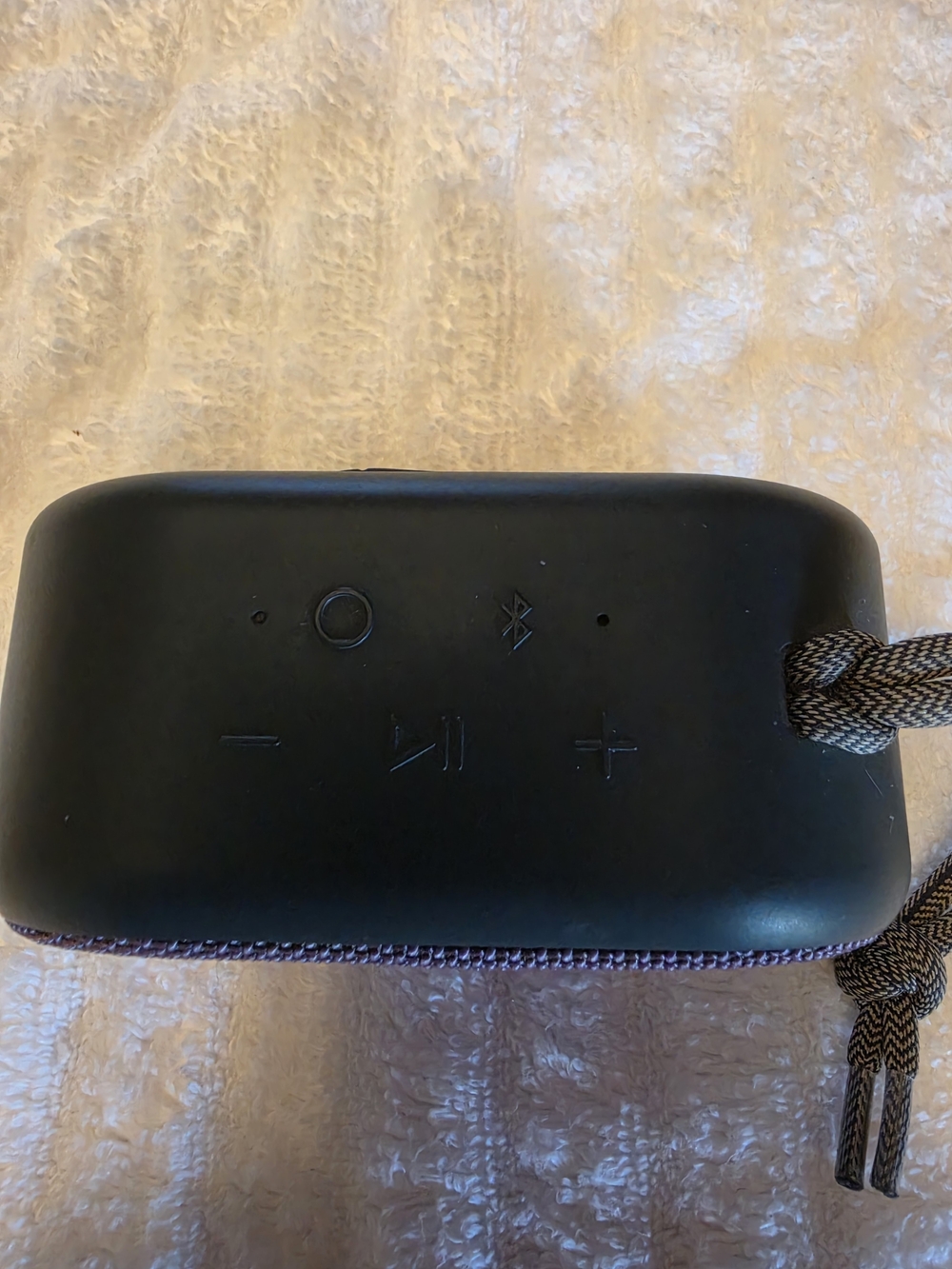Portable Bluetooth Speaker in Purple with Carry Strap - Picture 2 of 5